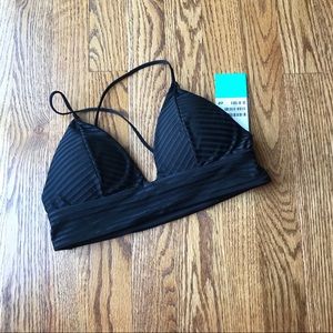 H&M Black Bikini Top